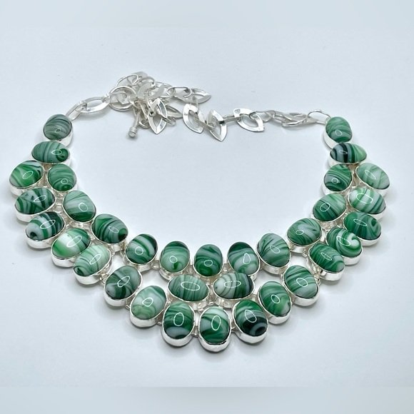 Beautiful Botswana Lace Agate Necklace - Picture 5 of 11